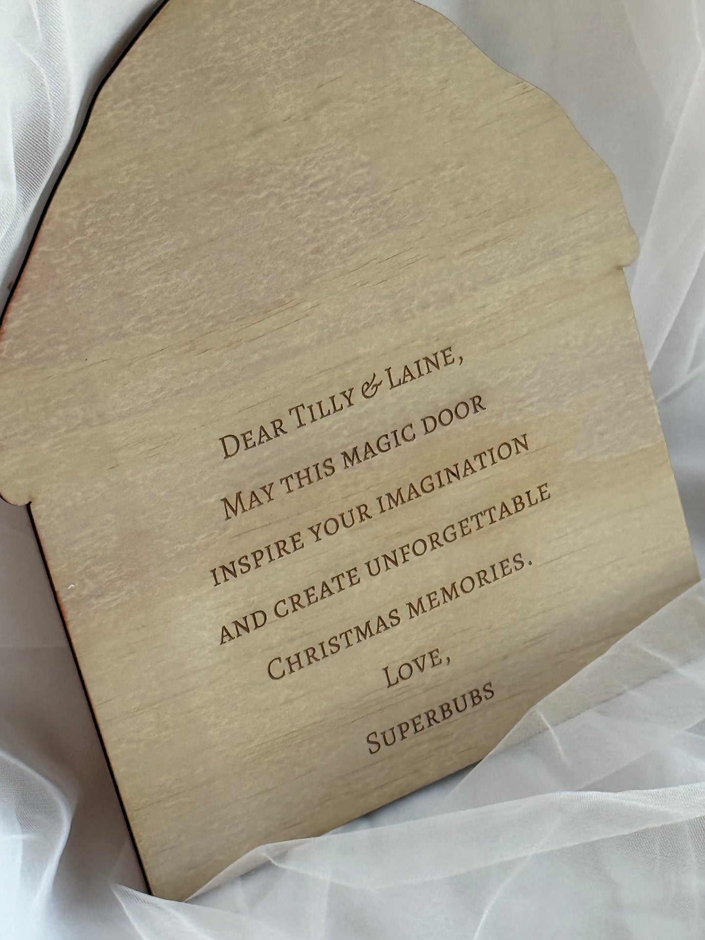 Christmas magic door- Back