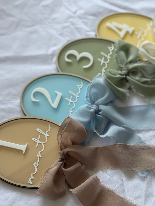 Baby Milestone Plaques