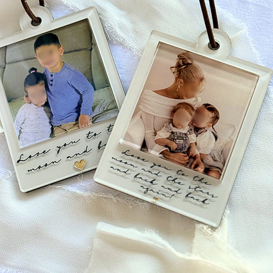 Personalised Car Picture Ornament, Mother's Day Gift, Drive Safe I Love You