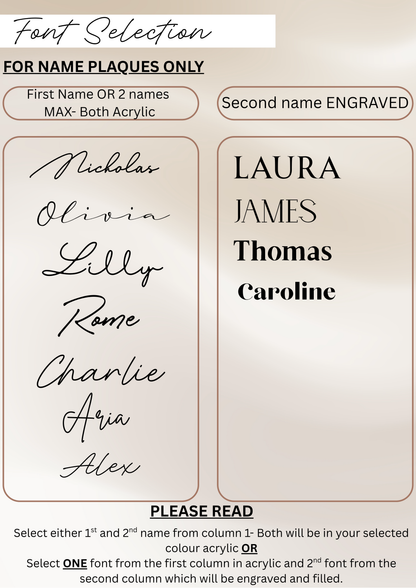 Various Fonts