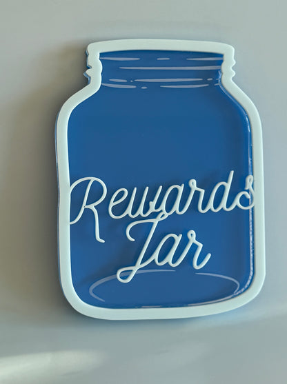 Personalised Acrylic Rewards Jar – Kids Token & Incentive System