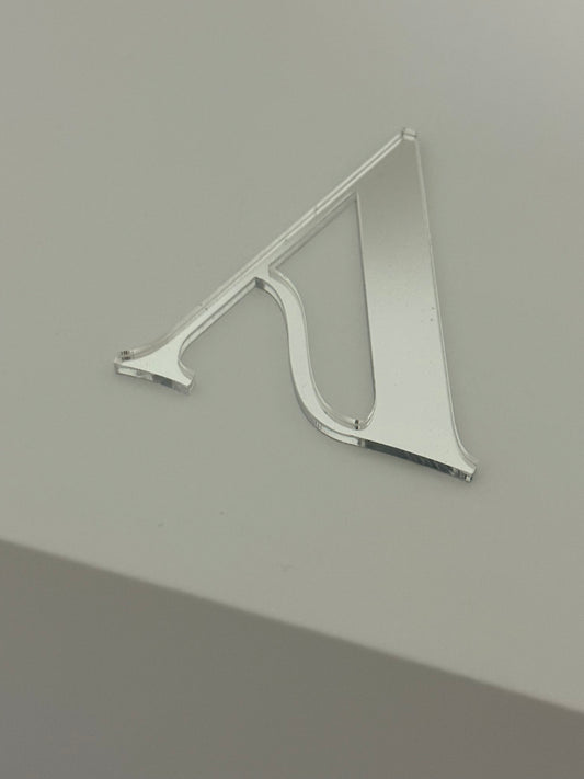 Fancy Font Single-Layer Acrylic Letters – Custom Decorative Initials for Boxes & Gifts