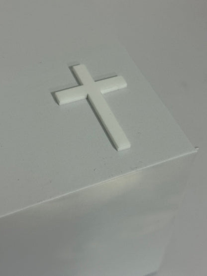 White Acrylic Cross