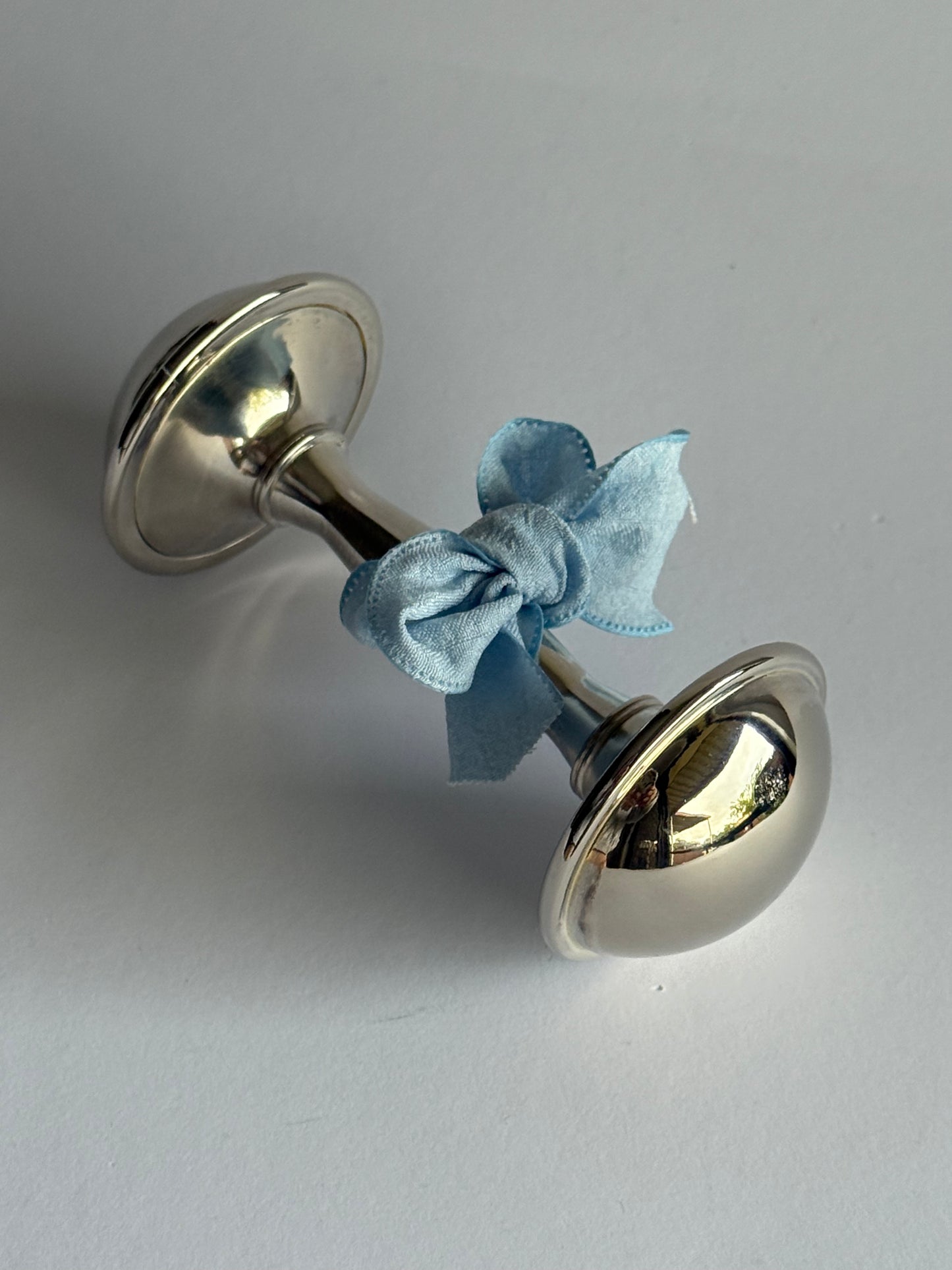 Silver Plated Rattle- Baby Keepsake