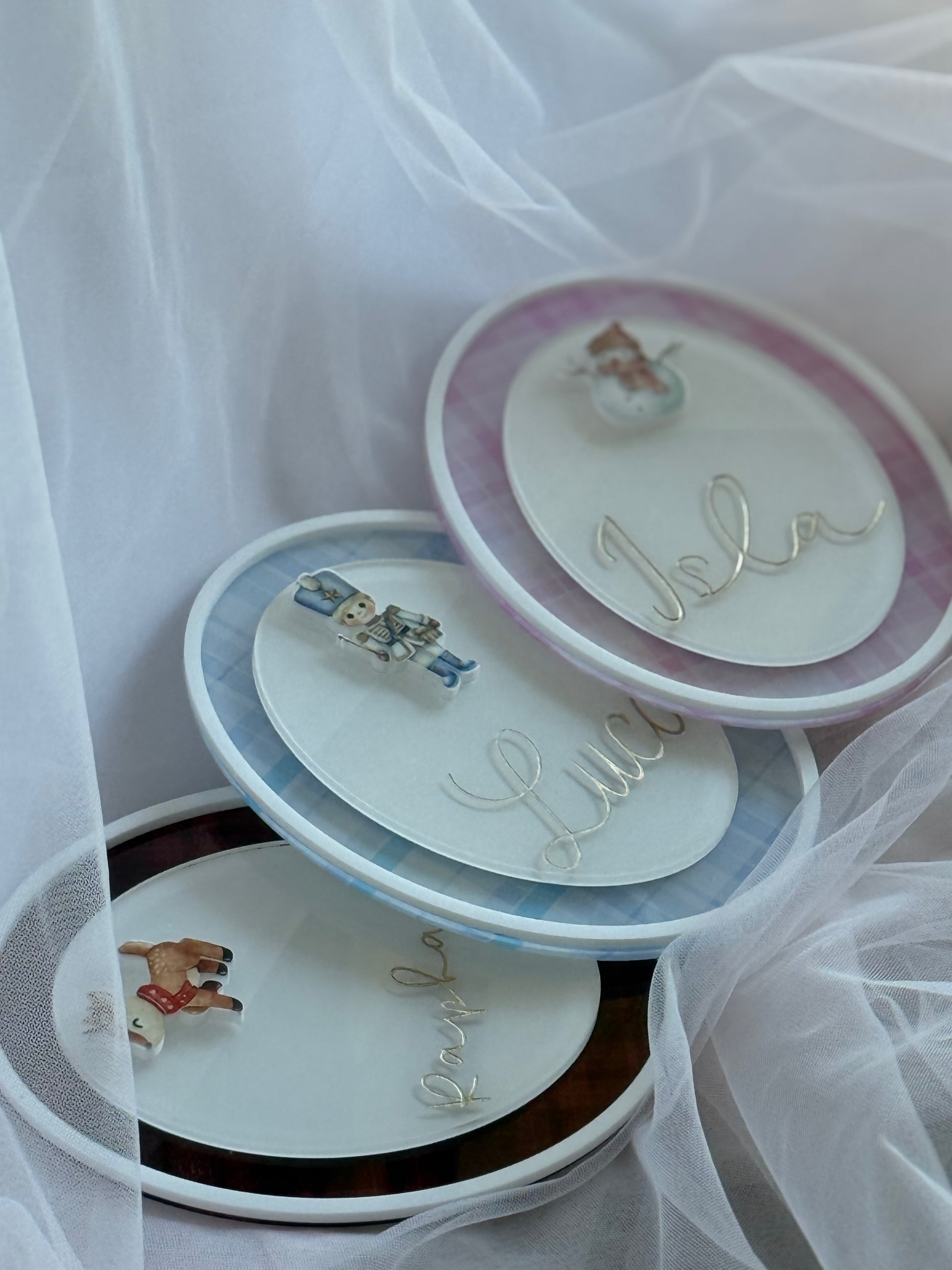 Personalised Christmas Plaques- Assorted