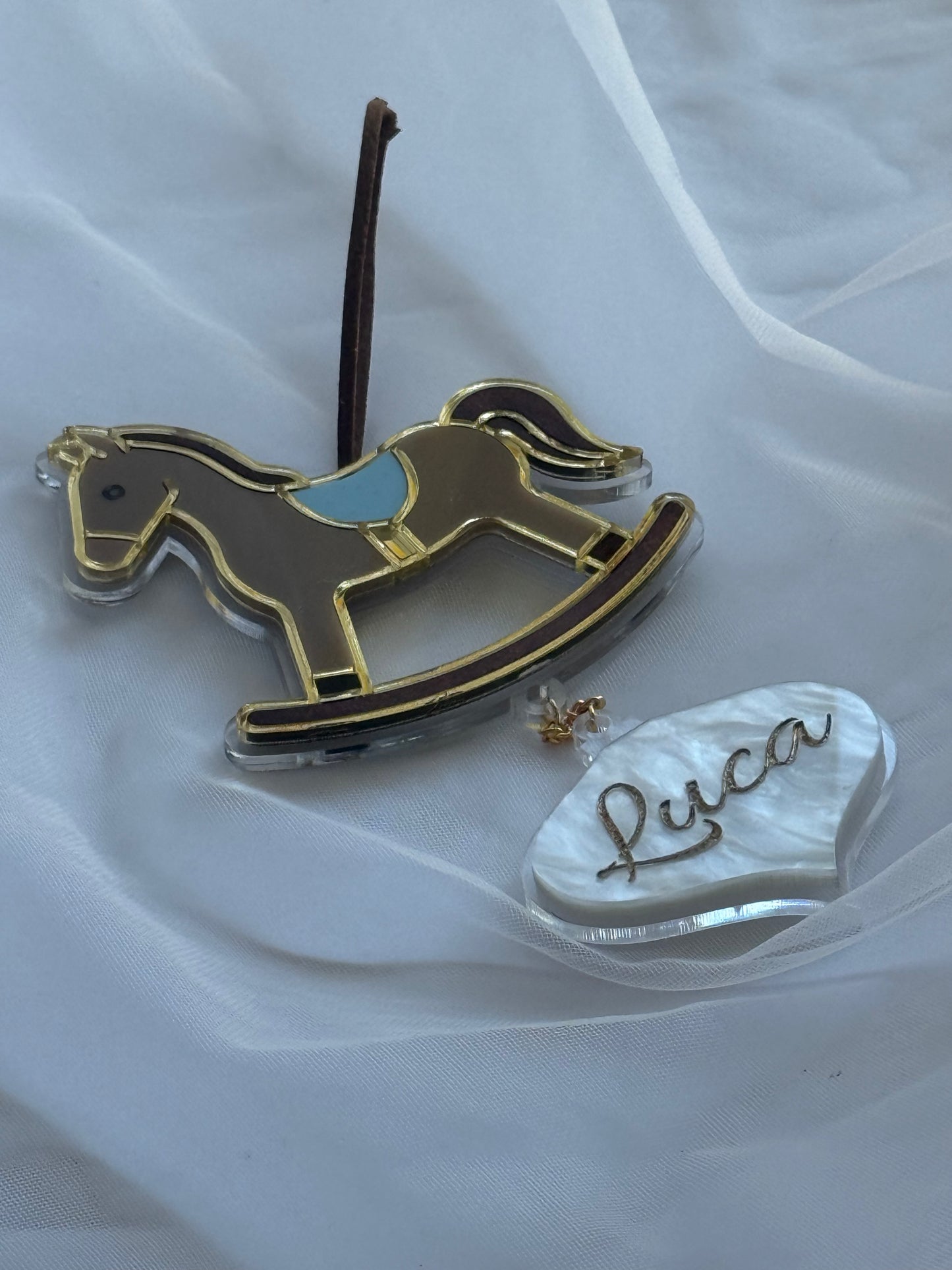 Personalised Christmas Ornament- Rocking Horse