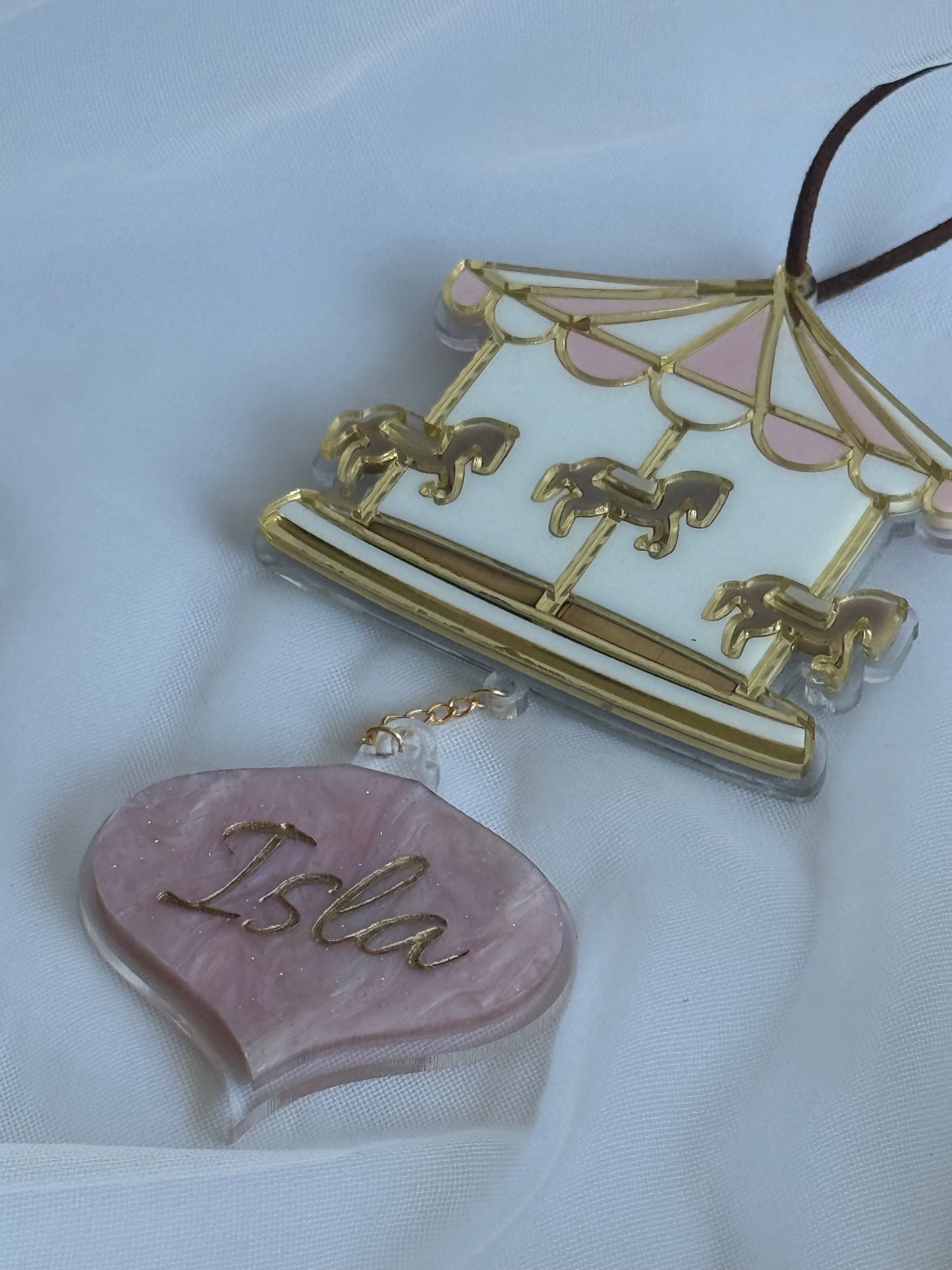 Personalised Christmas Ornament- Carousel