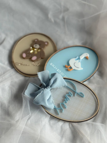 Personalised Birth Announcement Plaques