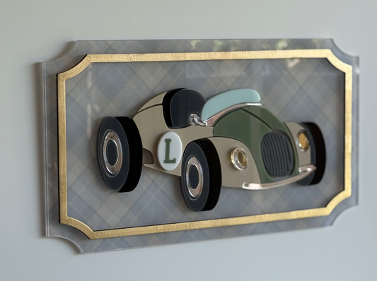 Vintage Car Decor- Nursery Decor- Multiple colours