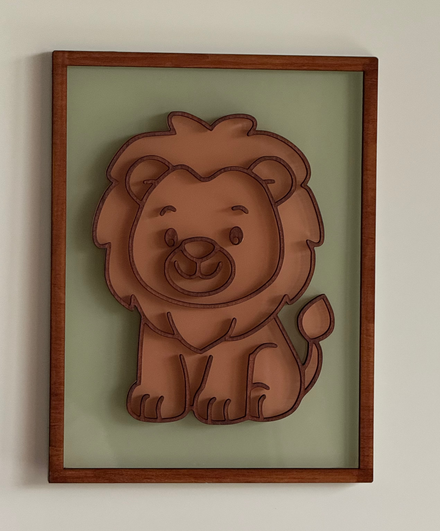 Animal Bedroom Decor- Safari- Lion 