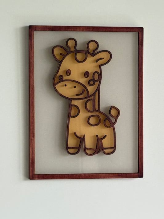 Safari Wall Decor- Giraffe 