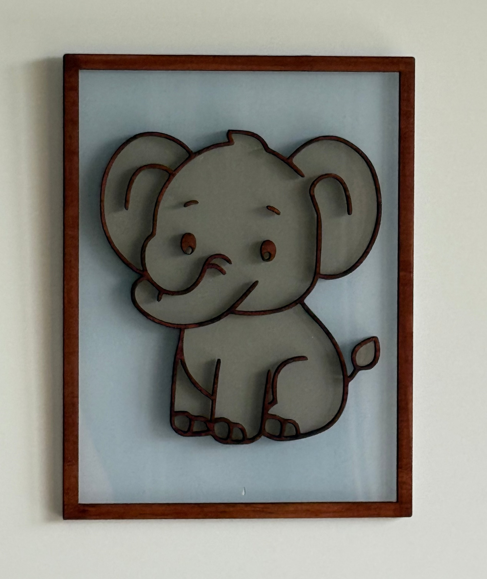 Bedroom Decor- Safari theme- Elephant