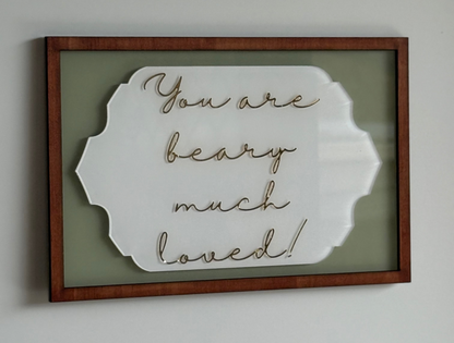Bedroom Wall Decor- Phrase