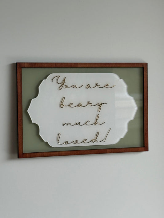 Bedroom Wall Decor- Phrase