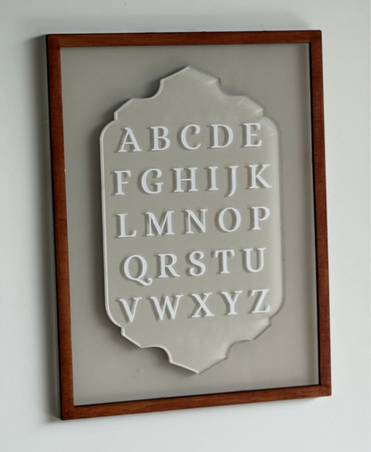 Nursery Decor- Alphabet