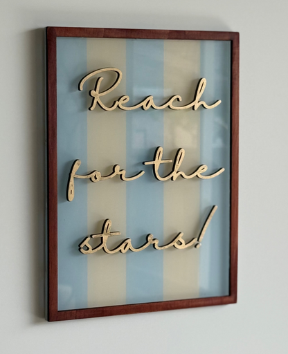 Nursery Wall Decor- Reach For the Stars