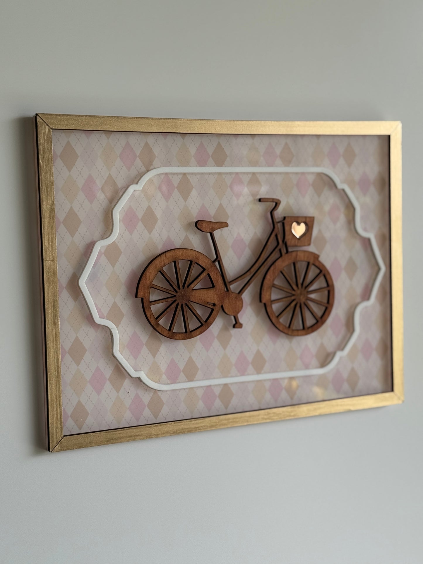 Bike Wall Plaque- Bedroom Decor