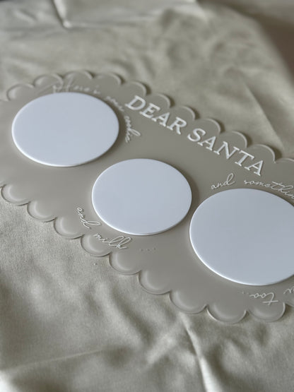 Christmas Eve Plate Tray- Santa & Reindeer Treats