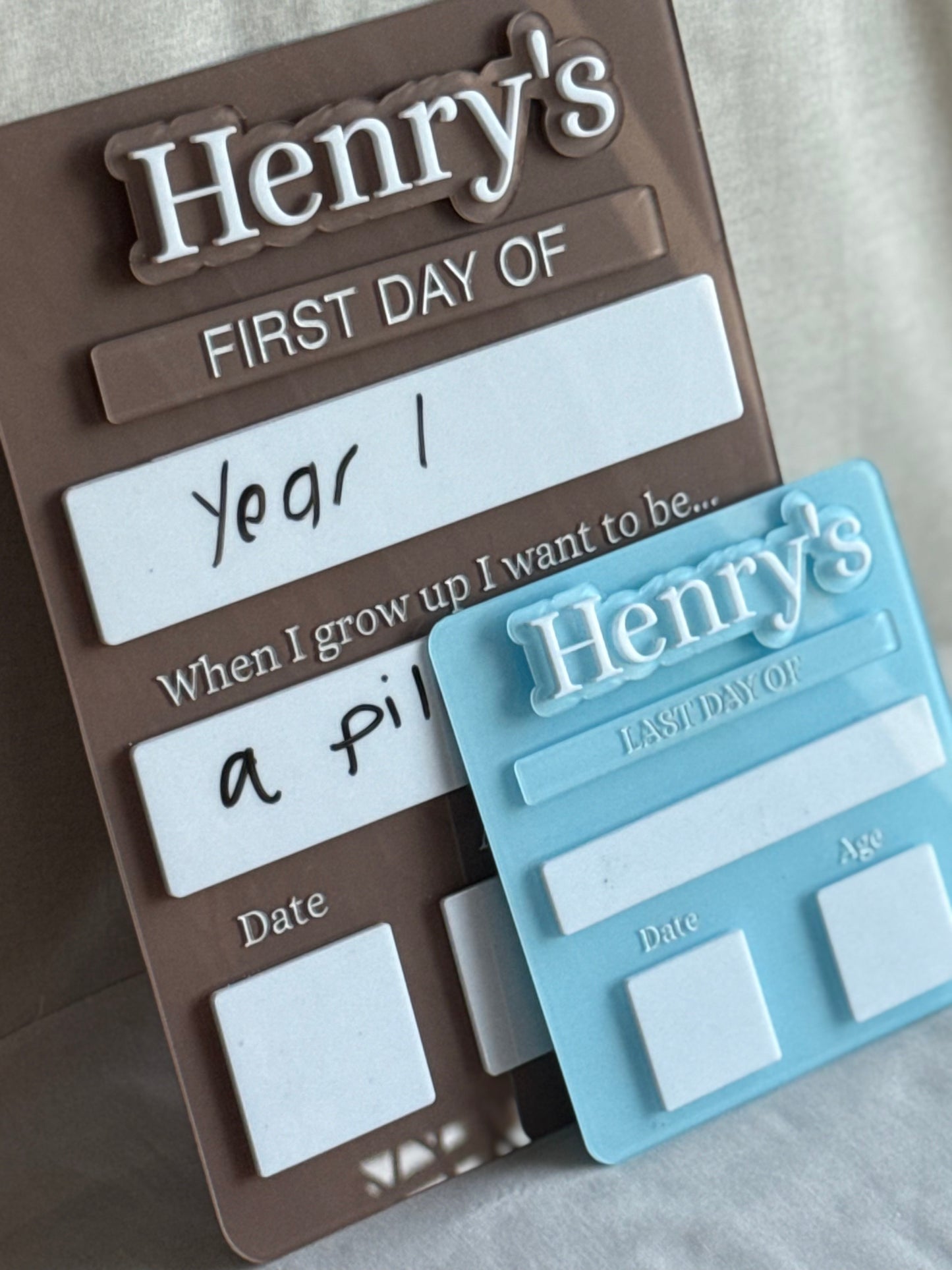 Personalised First Day/Last Day School Board | Photo Prop