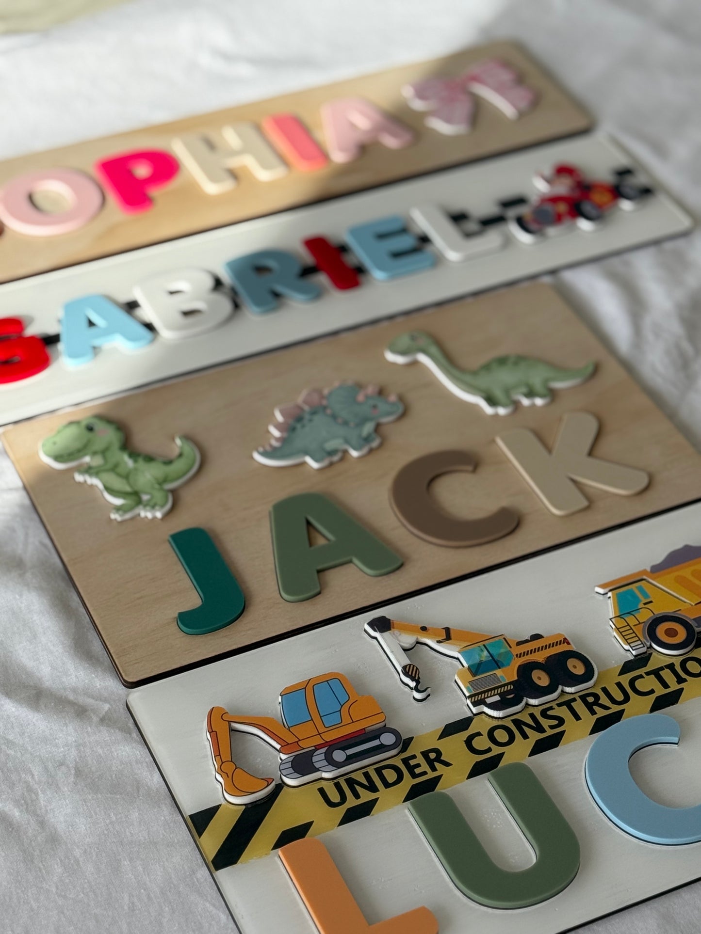 Personalised Name Puzzle- Wooden Puzzle Boards