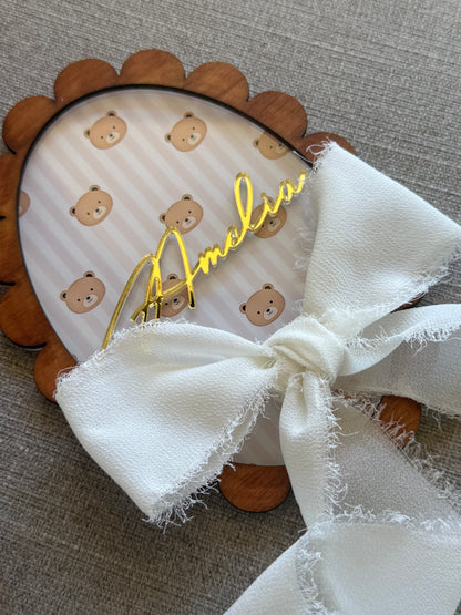 Baby Milestone Plaques- Newborn baby discs