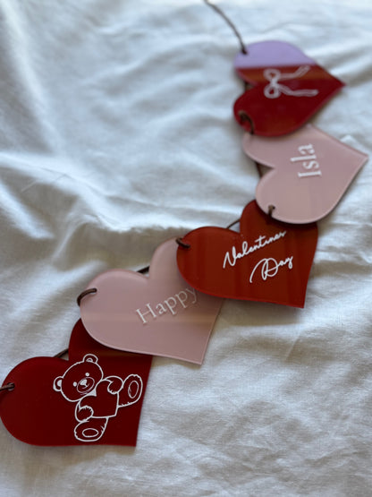 Personalised Valentines Day Bunting