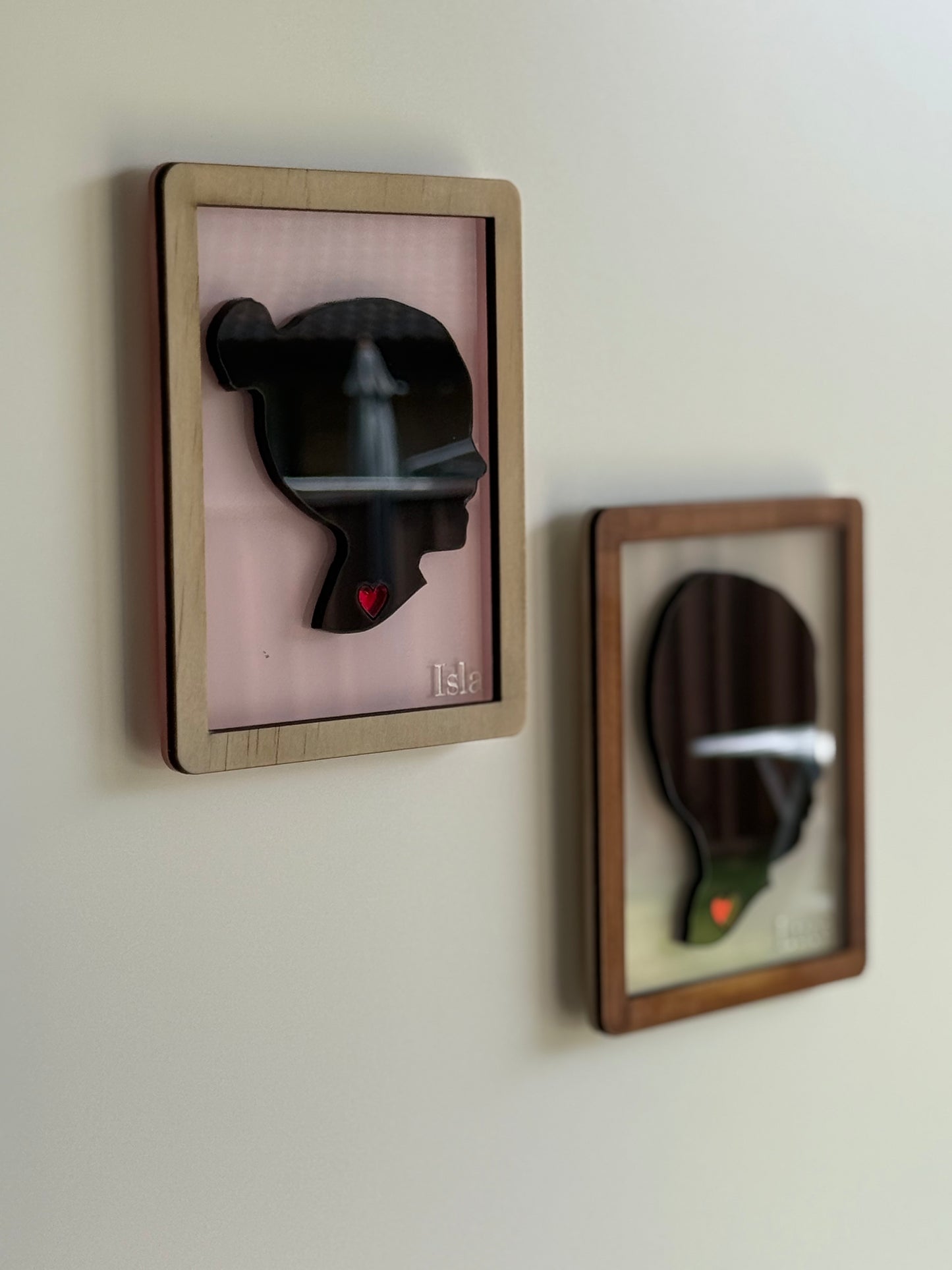 Personalised Magnetic Baby Silhouette