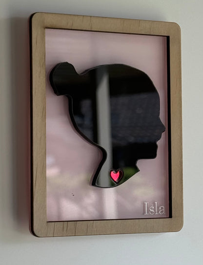 Personalised Magnetic Baby Silhouette