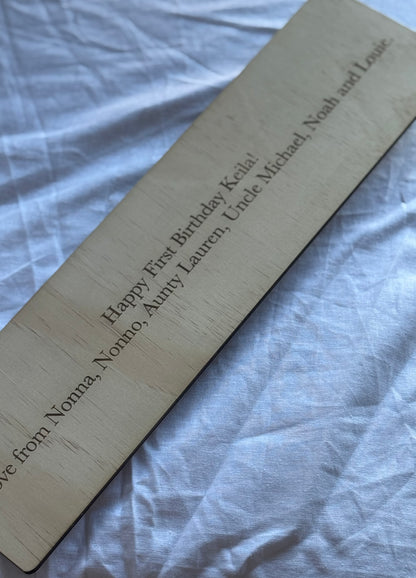 Personalised Wooden Puzzle Board