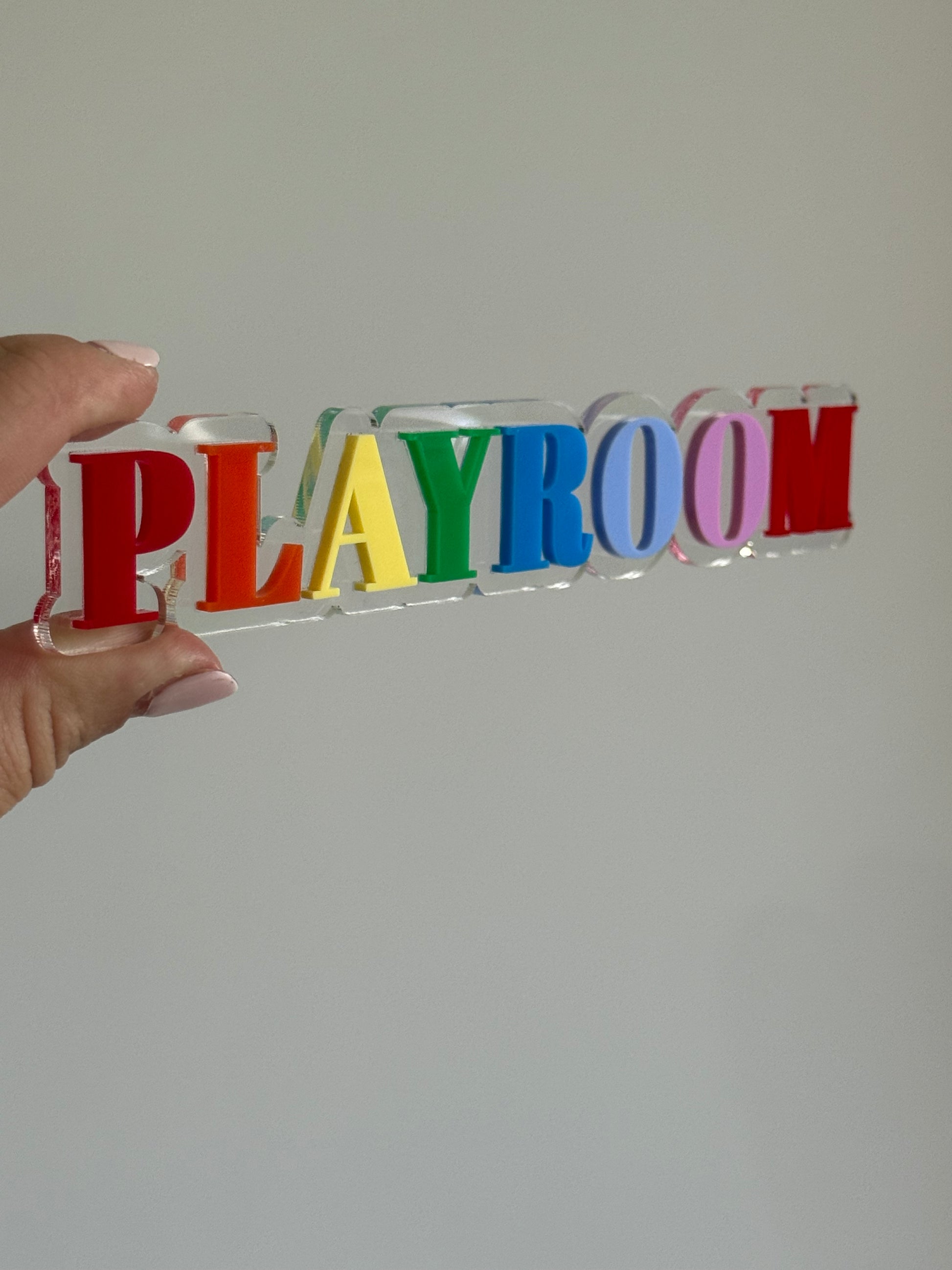 3D Name Sign- Multicoloured name sign-Double Layer Name Sign- Name Sign- Sign- Custom Sign- Bedroom Decor- Personalised Plaque- Acrylic Name Plaque- Name Wall Sign- Nursery Kids Decor- Personalised Gift- Kids Gift- Christmas gift
