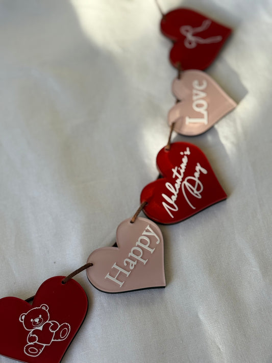 Personalised Valentines Day Bunting