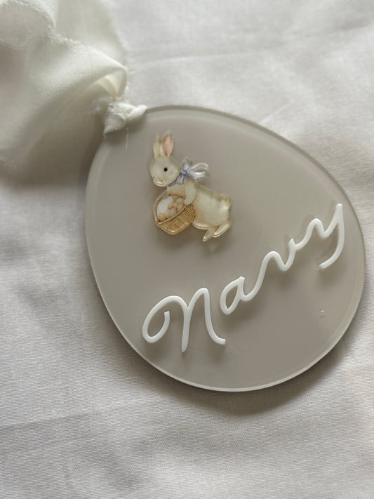 Personalised Easter Basket Tag