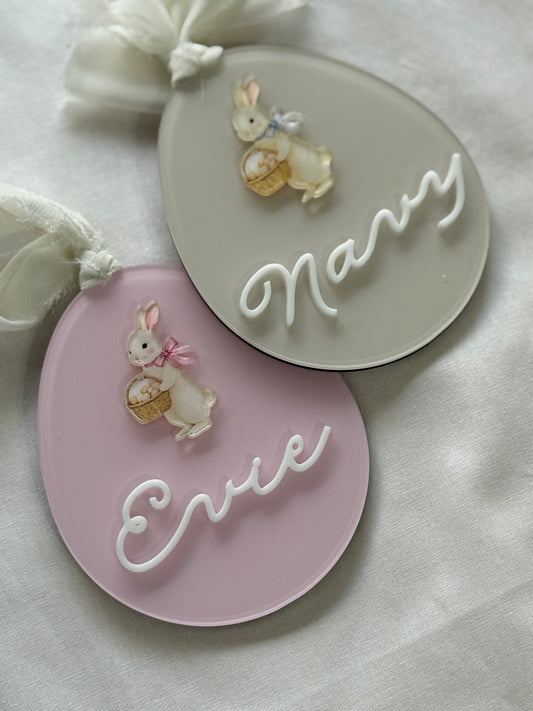 Personalised Easter Basket Tag