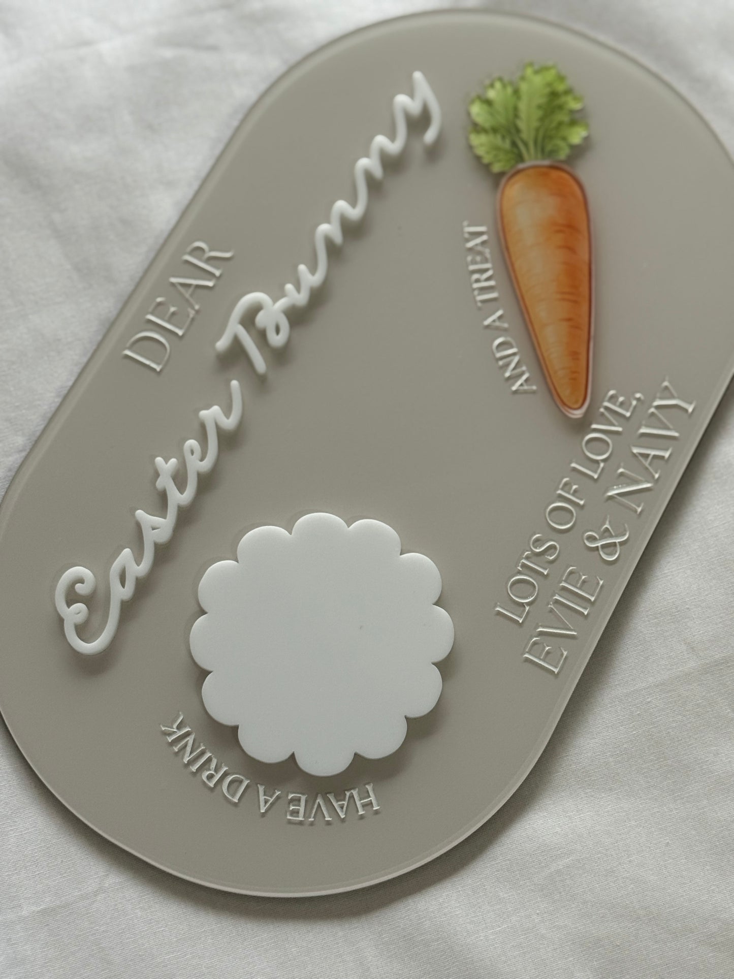 Personalised Easter Bunny Treat Tray