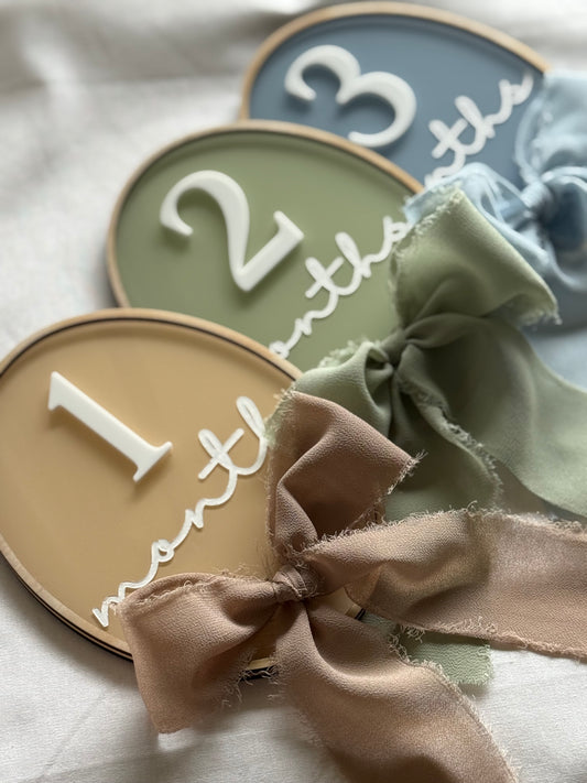 Baby Milestone Plaques