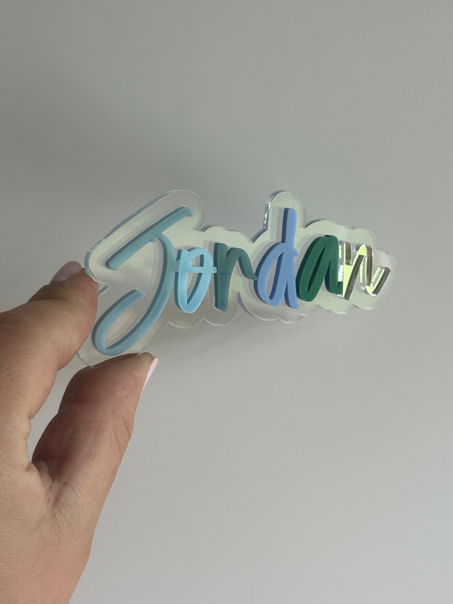 3D Name Sign- Multicoloured name sign-Double Layer Name Sign- Name Sign- Sign- Custom Sign- Bedroom Decor- Personalised Plaque- Acrylic Name Plaque- Name Wall Sign- Nursery Kids Decor- Personalised Gift- Kids Gift- Christmas gift