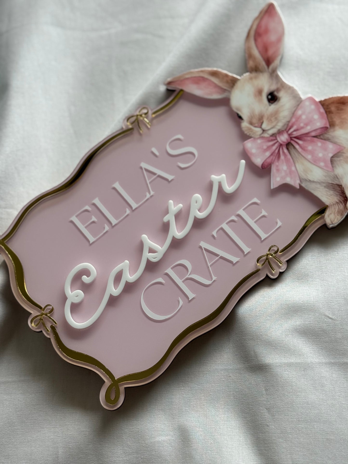 Personalised Easter Crate Plaque