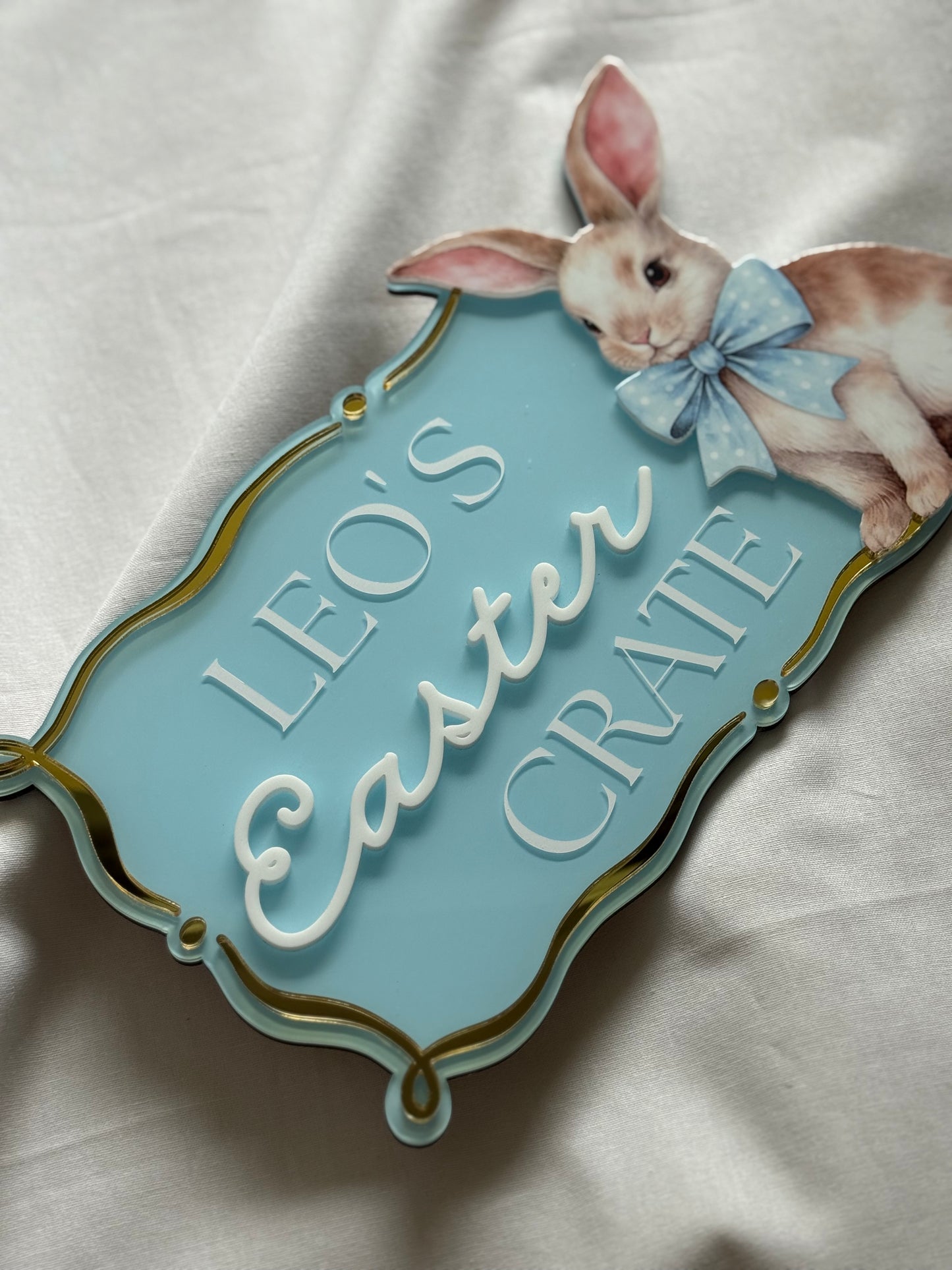 Personalised Easter Crate Plaque