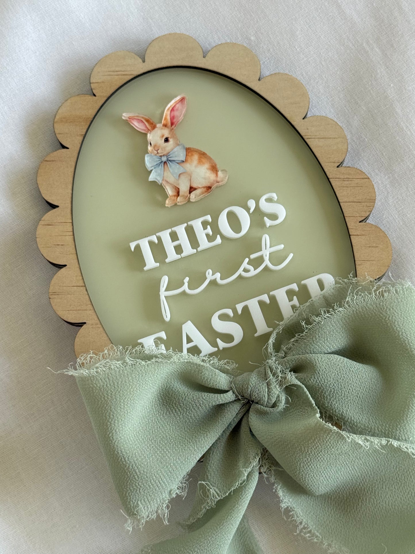 My First Easter Personalised Plaque
