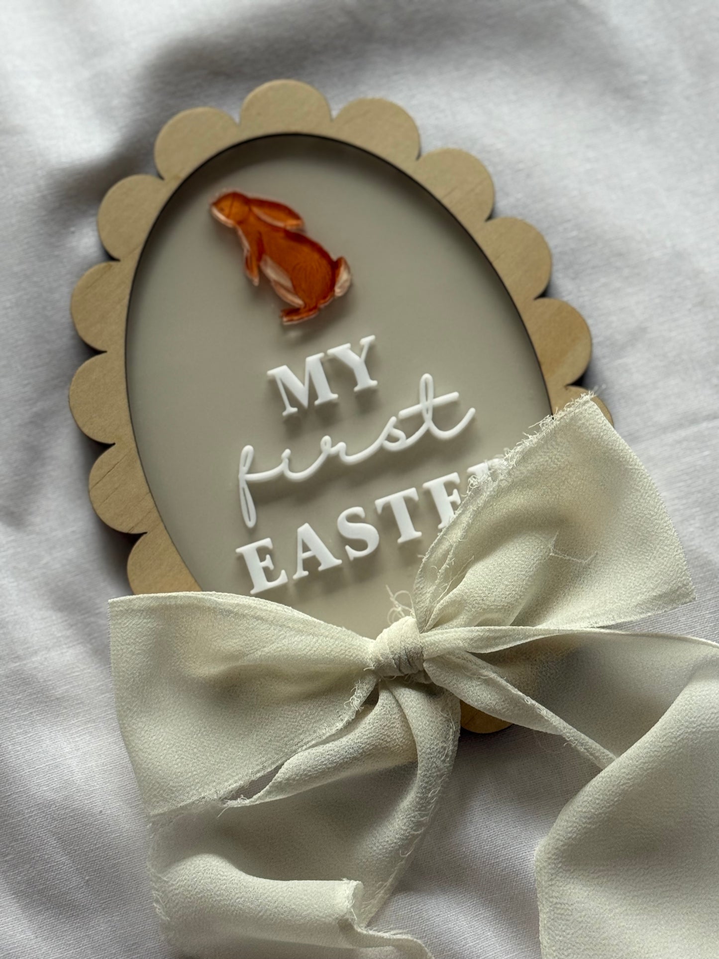 My First Easter Personalised Plaque