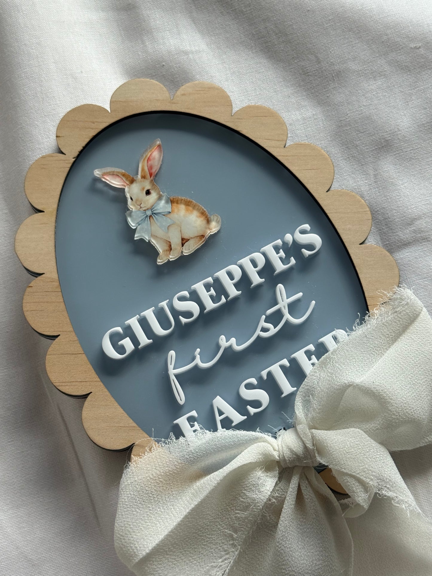 My First Easter Personalised Plaque