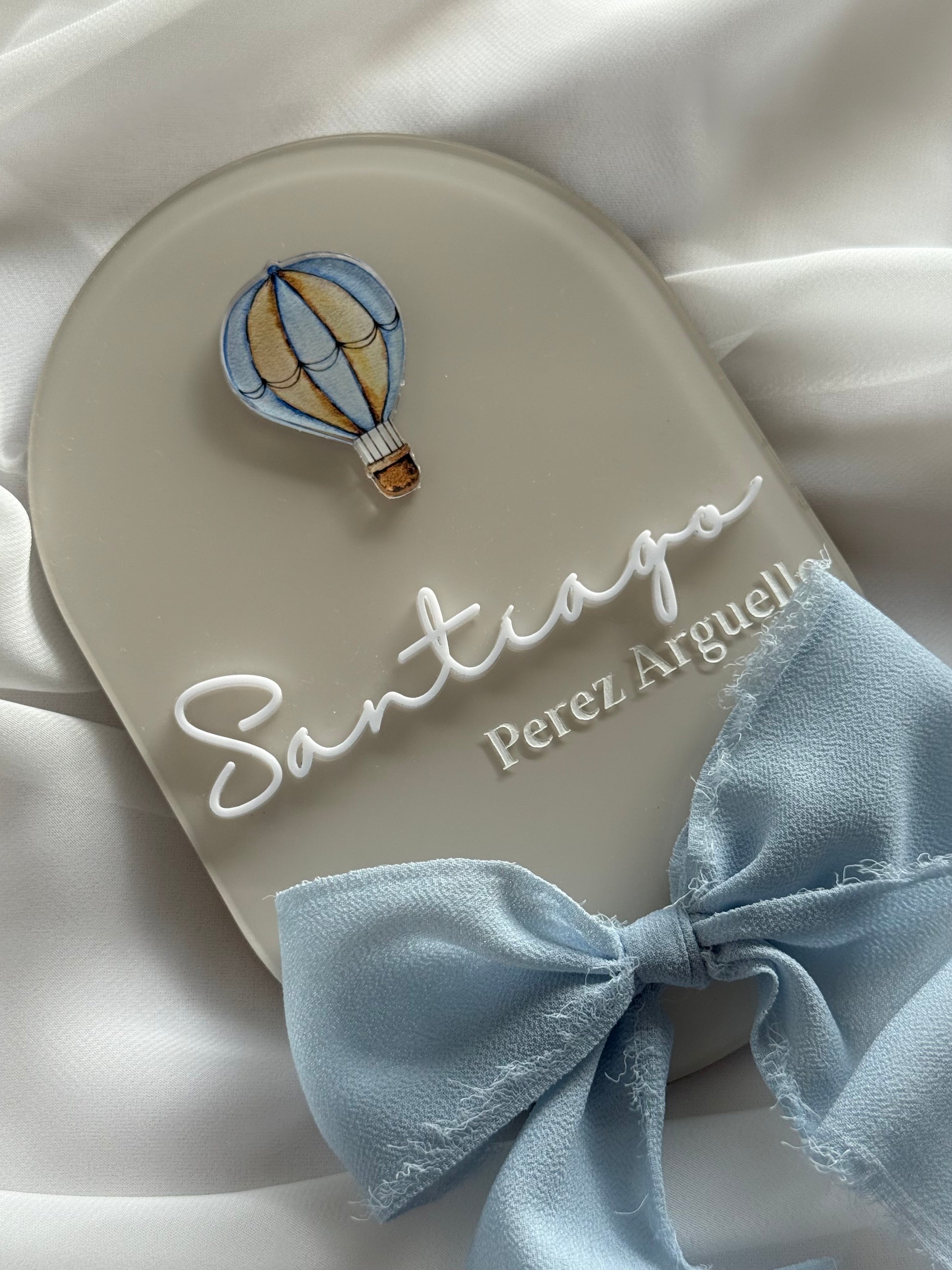 Newborn Plaque- Baby Announcement- Newborn Baby Plaque- Birth Announcement- Name Plaque- Newborn Announcement- Baby Name Reveal- Birth Statistics- Hospital Arrival- Hospital Name Sign- Birth Stats Sign- Baby Arrival Plaque- Hotair Balloon- Multicoloured