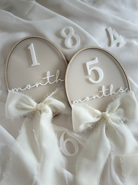 Baby Milestone Plaques