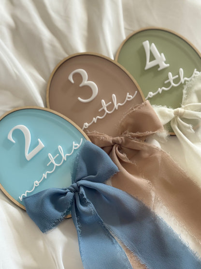 Baby Milestone Plaques