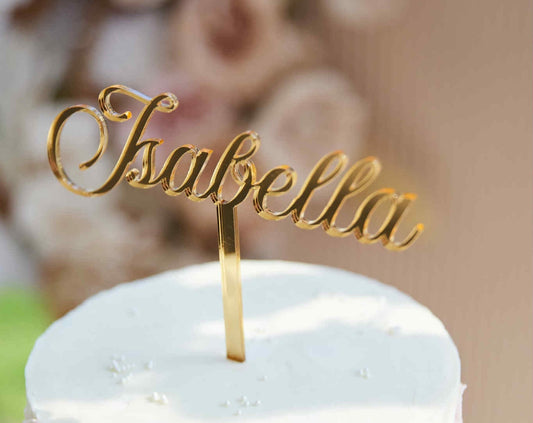 Single Layer Cake Topper
